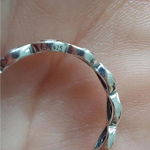 925 Sterling Silver Blue Eye Ring - Picture 5 of 8